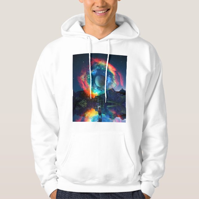 Regenbogen Hoodie (Vorderseite)