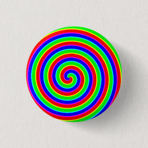 Regenbogen-Hypnotik-Rad Button