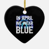 Regenbogen im April tragen wir blaues Autismus-Bew