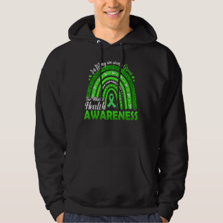 Regenbogen im Mai tragen grünes Band für die psych Hoodie