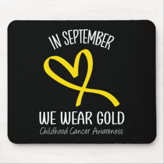 Regenbogen im September tragen wir Goldkrebs im Ki Mousepad