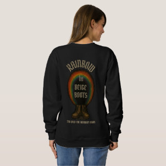REGENBOGEN in BEIGEN STIEFELN Sweatshirt