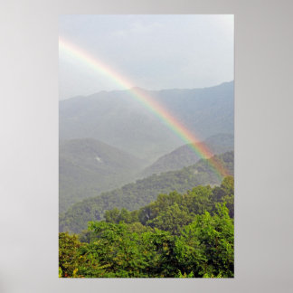 Regenbogen in den Smokies Poster
