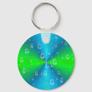 Regenbogen in Elefant Skin Lederoptik Schlüsselanhänger