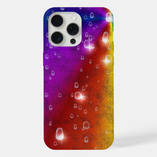 Regenbogen in Elefantenhaut-Leder-Optik , Regentro iPhone 15 Pro Max Hülle