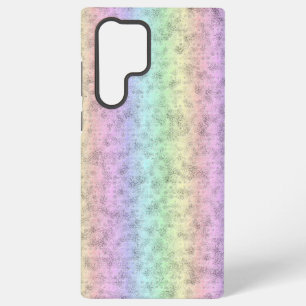 Regenbogen in Elephant Skin Leather Optik Samsung Galaxy Hülle