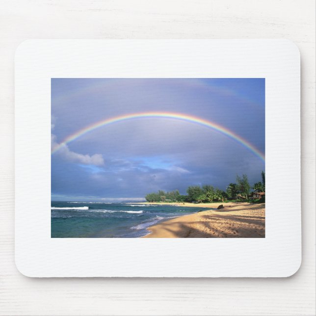Regenbogen in Hawai Mousepad (Vorne)