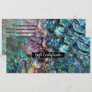 Regenbogen-Iris-Abalone-Meeresschnecken-Geschenk Einladung