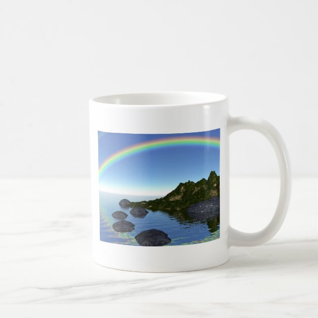 Regenbogen isalnd kaffeetasse (Rechts)