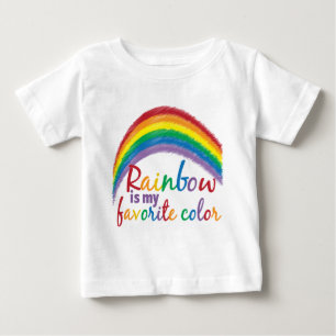 Regenbogen ist meine Lieblingsfarbe Baby T-shirt