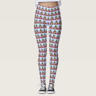 Regenbogen kacken Emoji Leggings