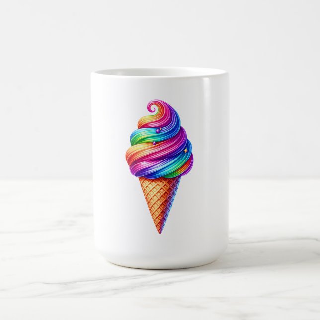 Regenbogen  kaffeetasse (Mittel)