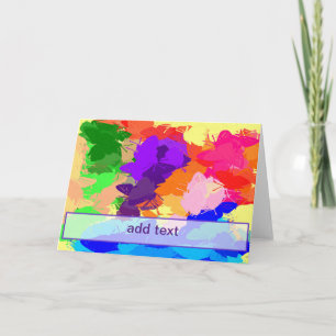 Regenbogen Kaleidoskop Schmetterlinge Karte