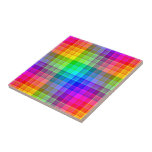 Regenbogen-karierte Gewohnheit Fliese<br><div class="desc">Dieses karierte Muster des Regenbogens ist hell und,  mit einem hellen Beschaffenheitseffekt bunt. Es ist ein klares,  vibrierendes checkered Muster,  das hübsch schaut,  wie oder als Hintergrund für Ihren Text und Fotos ist.</div>