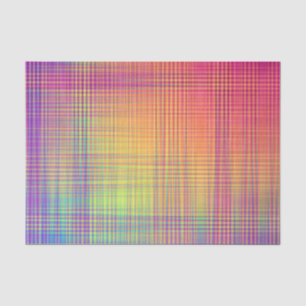 Regenbogen-kariertes Seidenpapier