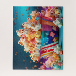Regenbogen Karneval Popcorn