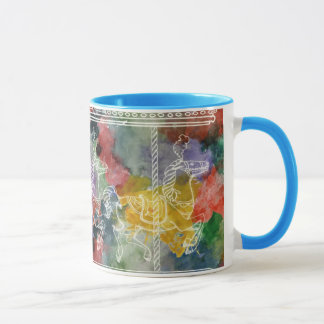 Regenbogen-Karussell Tasse