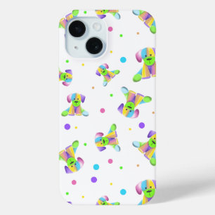 Regenbogen Kinder Hund Welpe Punkte hell lustige F Case-Mate iPhone Hülle