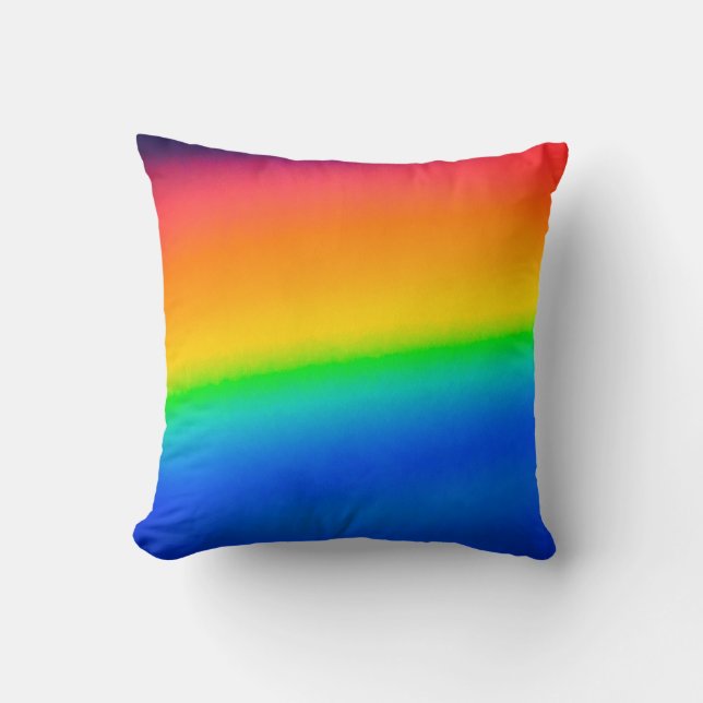 Regenbogen-Kissen Kissen (Vorderseite)