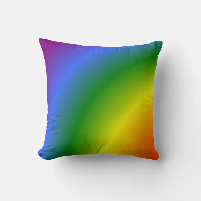 Regenbogen-Kissen Kissen (Vorderseite)