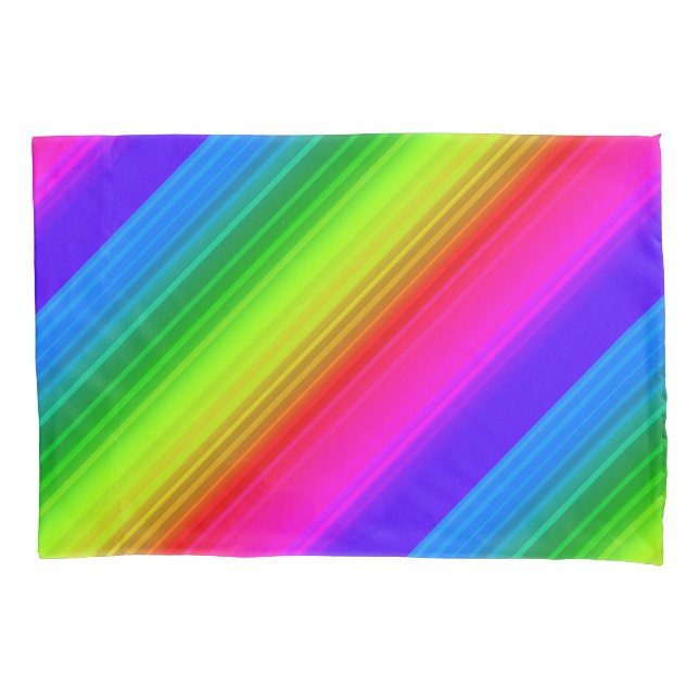 Regenbogen Kissenbezug (Vorderseite)