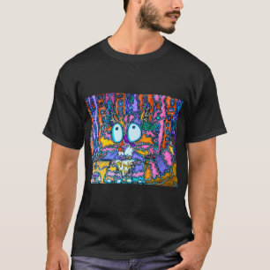 Regenbogen-Kitty T-Shirt