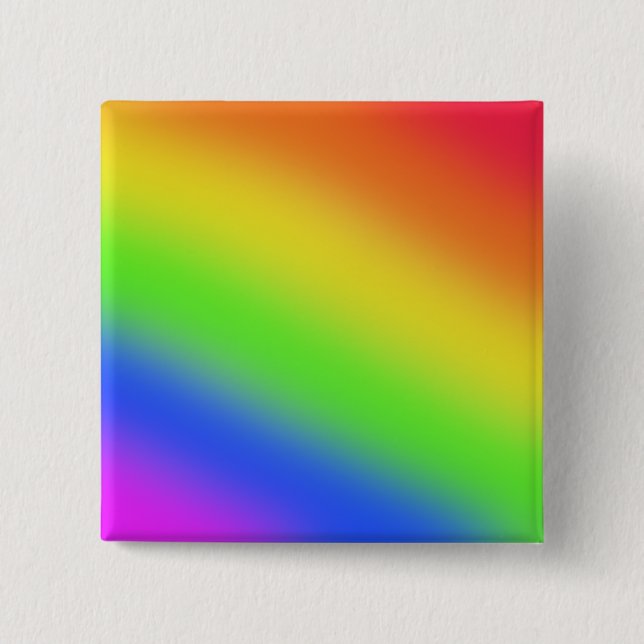 Regenbogen-Knopf Button (Vorderseite)