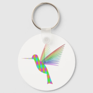 Regenbogen Kolibri Schlüsselanhänger