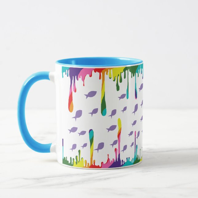 Regenbogen-Korallenriff Tasse (Links)