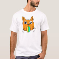 Regenbogen kotzen den Hand-gezeichneten