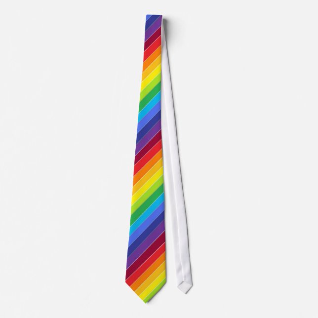Regenbogen Krawatte (Vorderseite)