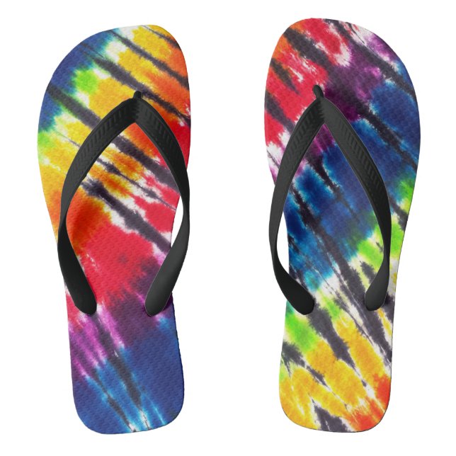 Regenbogen-Krawatte Flip Flops (Fußbett)