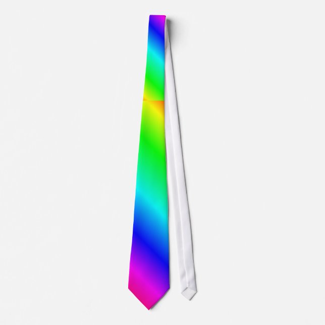 Regenbogen-Krawatte Krawatte (Vorderseite)