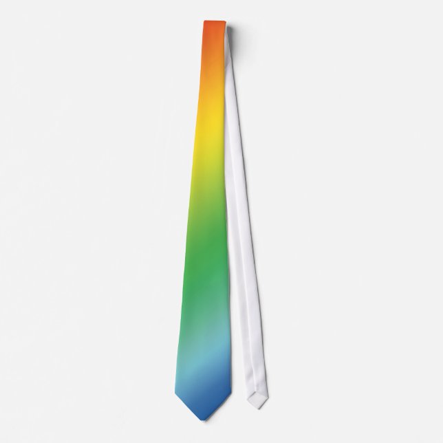 Regenbogen-Krawatte Krawatte (Vorderseite)