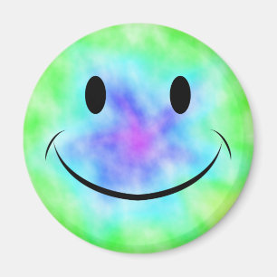 Regenbogen-Krawatten-Gesichts-Magnet Magnet