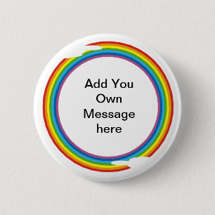 REGENBOGEN-KREIS ADDIEREN IHREN EIGENEN BUTTON