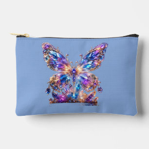Regenbogen-Kristall-Schmetterling Farbiger Glanz Zubehörtasche