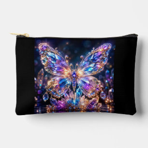 Regenbogen-Kristall-Schmetterling Farbiger Glanz Zubehörtasche
