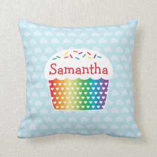 Regenbogen-Kuchen-Kissen Kissen