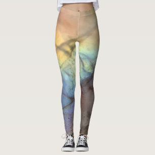 Regenbogen-Labradorit Leggings