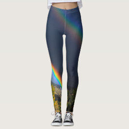 Regenbogen-LandschaftsFoto Leggings
