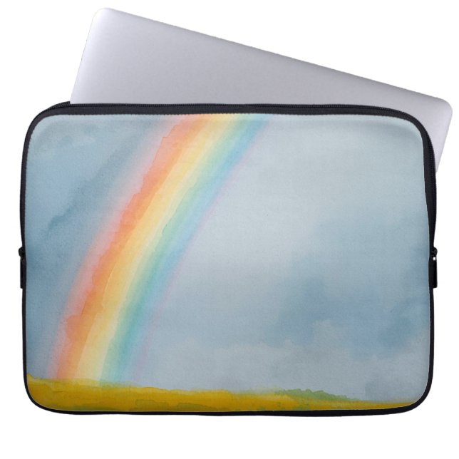 Regenbogen  laptopschutzhülle (Vorderseite)