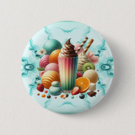 Regenbogen-Leckerei Button