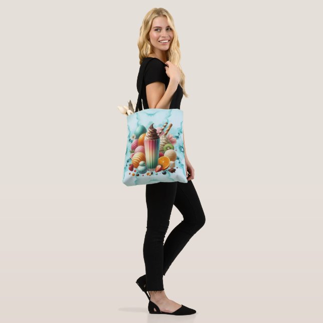 Regenbogen-Leckerei Tasche (Am Model)