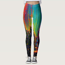 Regenbogen Leggings - Hübsch