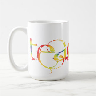 Regenbogen-Lehrer-Tasse Kaffeetasse