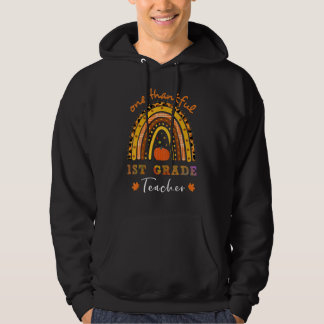Regenbogen-Leopard Ein dankbarer Lehrer der 1. Kla Hoodie