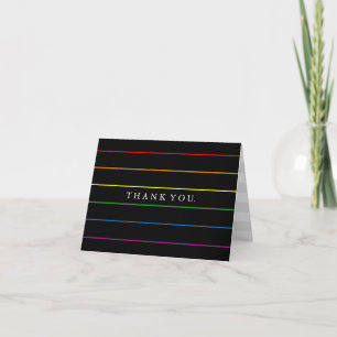 Regenbogen-LGBT-Einzelanfertigung Dankeschön mit S Dankeskarte