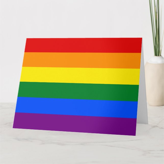 Regenbogen (LGBT) Karte (Vorderseite)