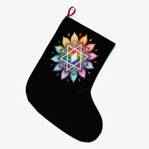 Regenbogen LGBT Stolz Gay Pride Großer Weihnachtsstrumpf
